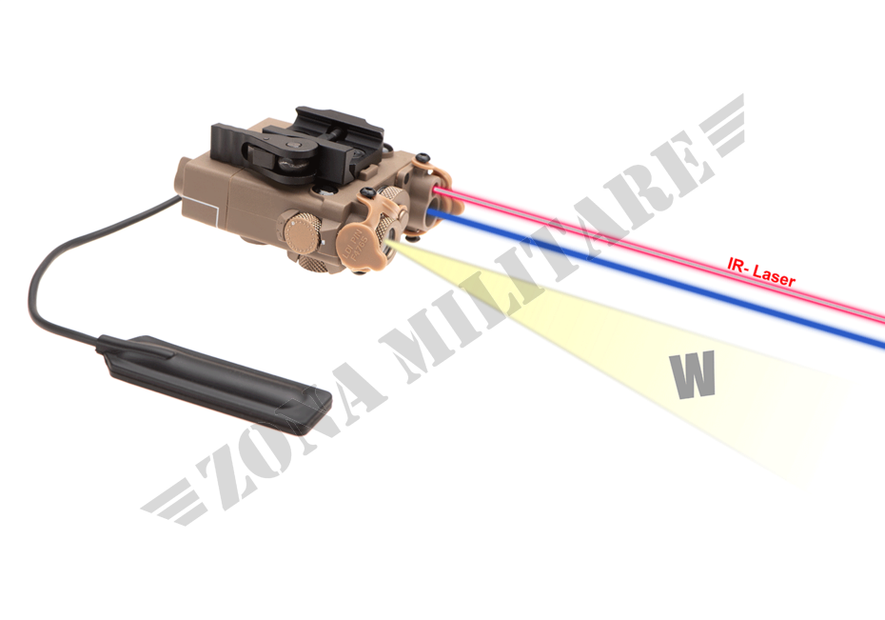 DBAL-A2 TORCIA/LASER BLU + IR DARK EARTH WADSN