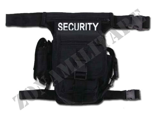 Borsa Cosciale Nera Security Miltec