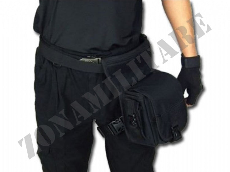 Borsa Cosciale Nera Security Miltec