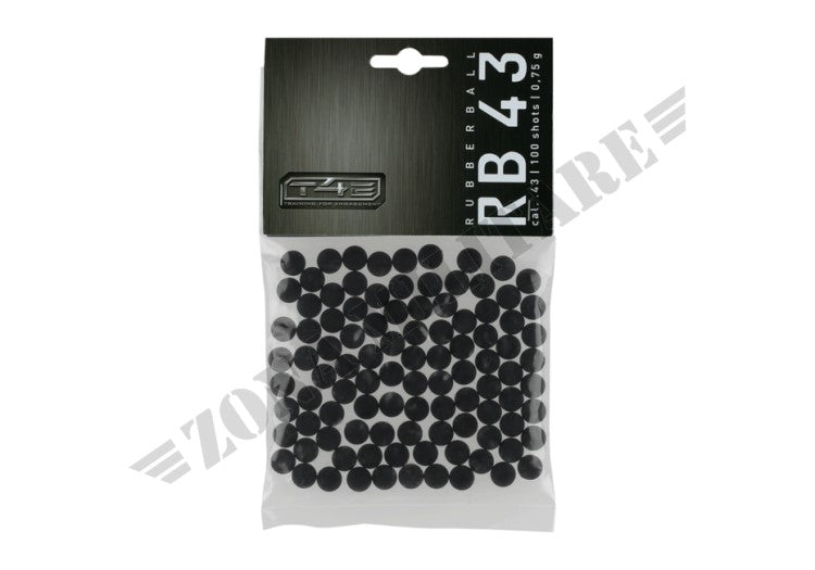 MUNIZIONI .43 PRACTICE RUB 43 0.75G 100Rds T4E