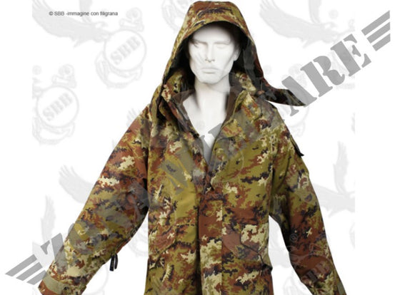 Parka Impermeabile Traspirante 2 Cappucci Con Liner Sbb Versione