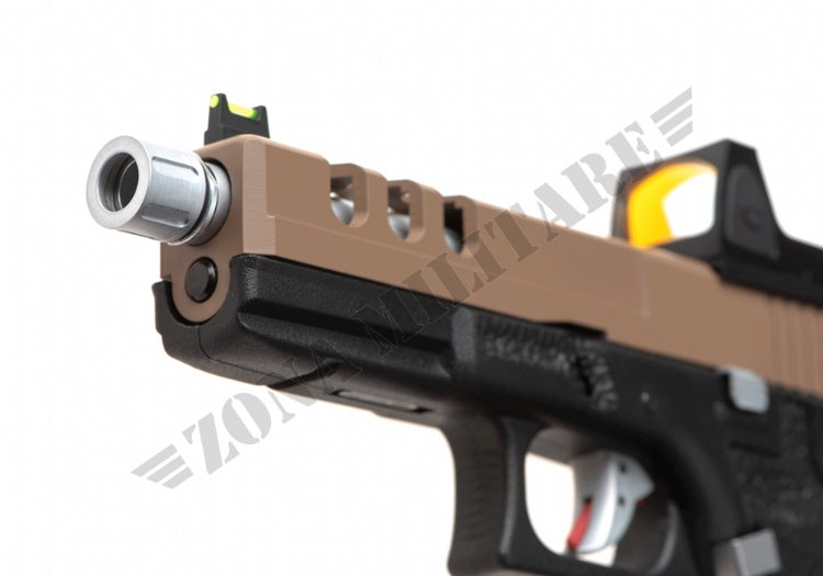 Pistola Eu17 Vented + Bds Gbb Vorsk Black & Tan Version