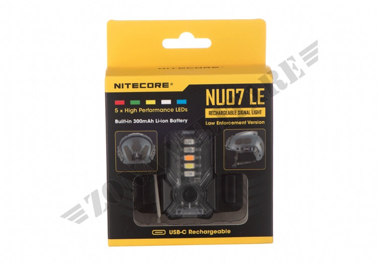 Lampeggiante Da Elmetto Nu07 Law Enforcement Nitecore