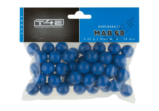 Munizioni .68 Sport Mab 68 Marking Balls Blue 2.52G 50Rds T4E