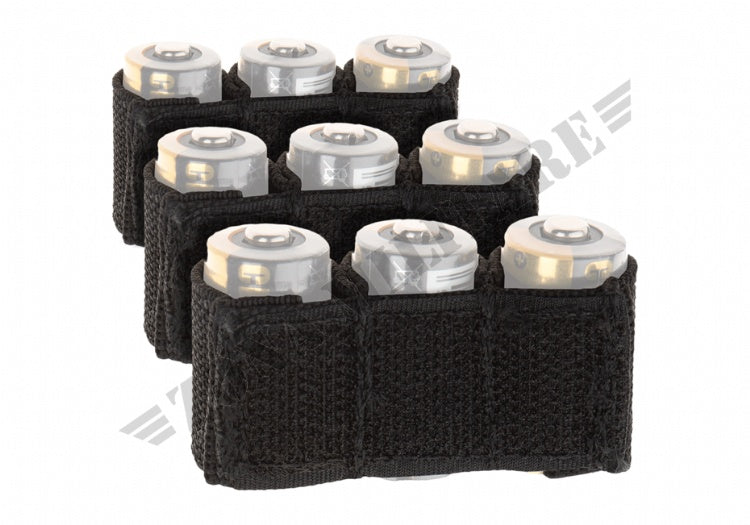 Battery Strap Cr123 3-Pack Invader Gear Black