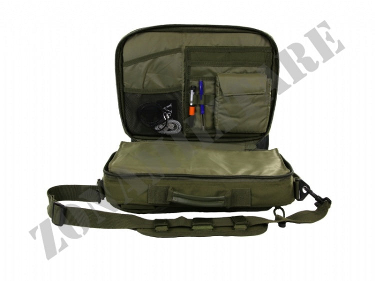 Borsa Porta Computer Militare In Cordura Verde