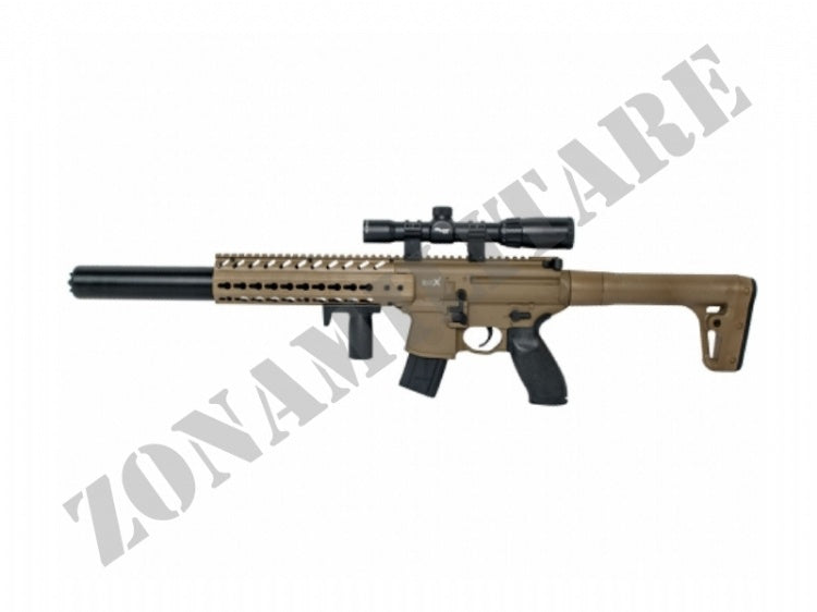 Carabina Sig Sauer Cac Mcx 4.5 Fde Co2 Con Ottica 1-4X24 Cal.4.5 Pot.<7.5Joule