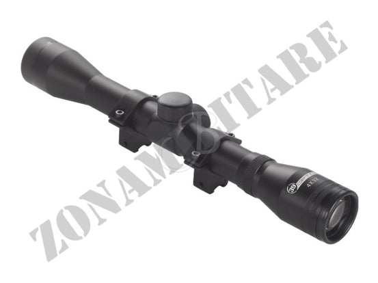 Ottica 4X32 Con Reticolo Plex 39 Optics Con Anelli