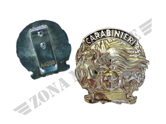 PLACCA CARABINIERI ARGENTATA CON CLIP VEGA HOLSTER