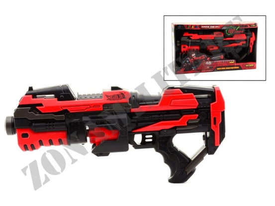 Pistola Serve & Protect Shooter Rotante 45Cm + 10 Razzi
