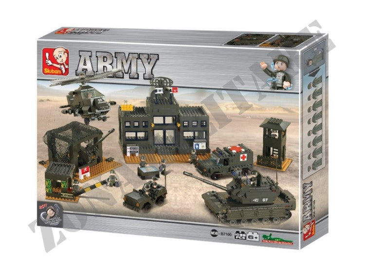 Set Costruzioni Sluban Set Campo Base Militare M38-B7100