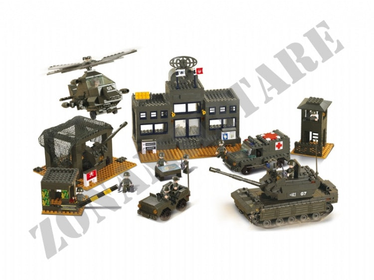 Set Costruzioni Sluban Set Campo Base Militare M38-B7100