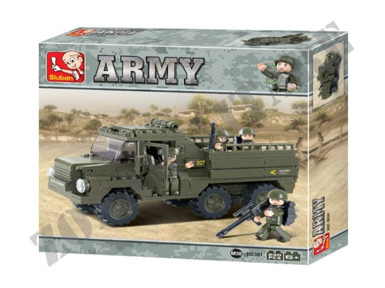 Set Costruzioni Sluban Truck Militare Trasporto Truppe M38-B0301