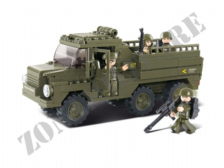 Set Costruzioni Sluban Truck Militare Trasporto Truppe M38-B0301