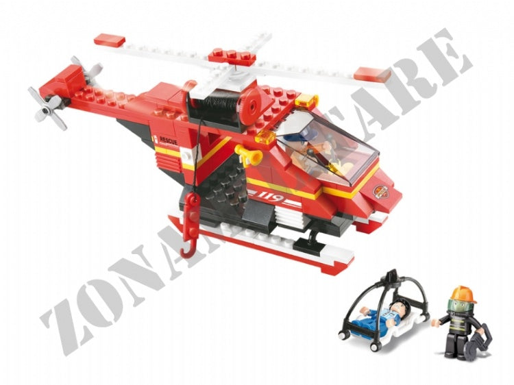 Set Costruzioni Sluban Rescue Elicottero M38-B0218
