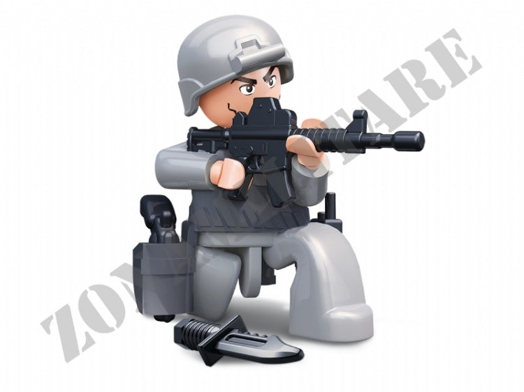 Set Costruzioni Sluban Set Completo Mini Figures Polizia E Ladri