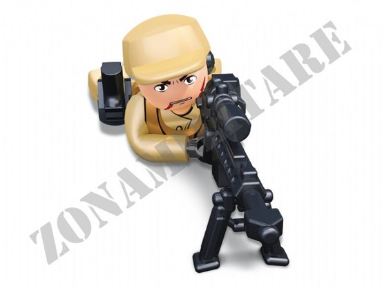 Mini Figures Sluban Set Polizia Con Accessori