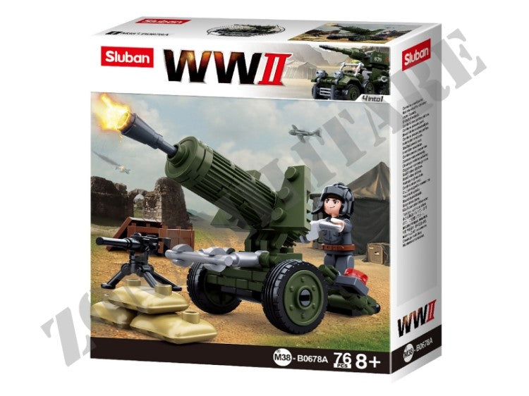 Set Costruzioni Sluban Wwii 4 In 1 Army Model A M38-B0678A