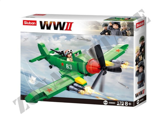 Set Costruzioni Sluban Wwii Allied Ground-Attack Aircraft