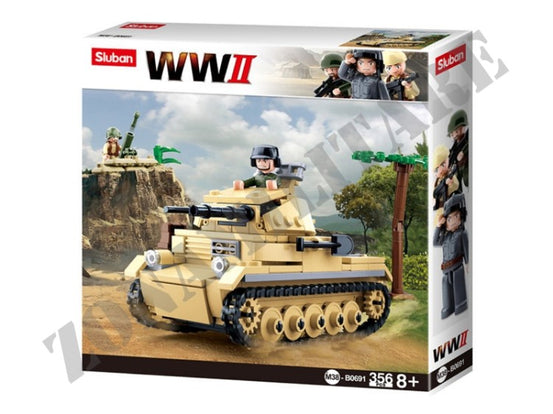 Set Costruzioni Sluban Sluban Wwii Small German Tank M38-B069