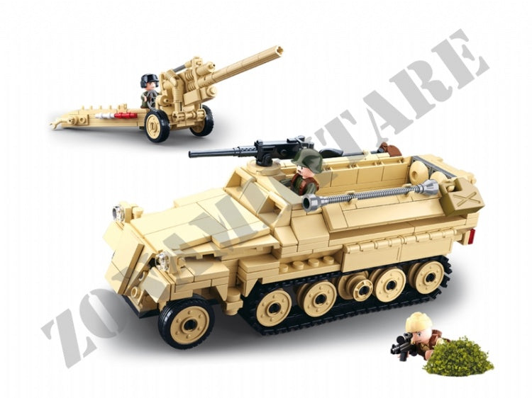 Set Costruzioni Sluban Wwii German Half Track M38-B0695