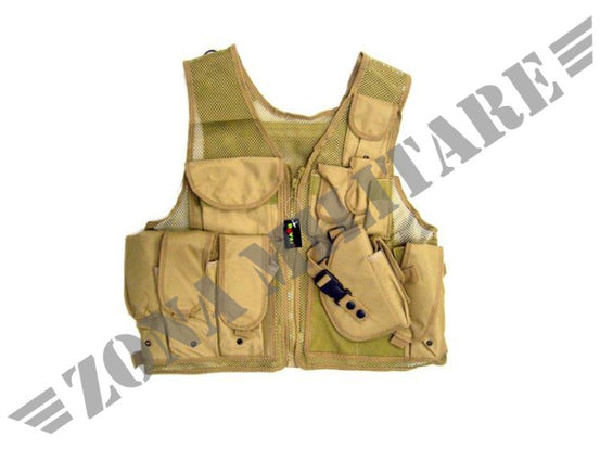 Giubbino Tattico Royal Tactical Vest In Cordura Tan