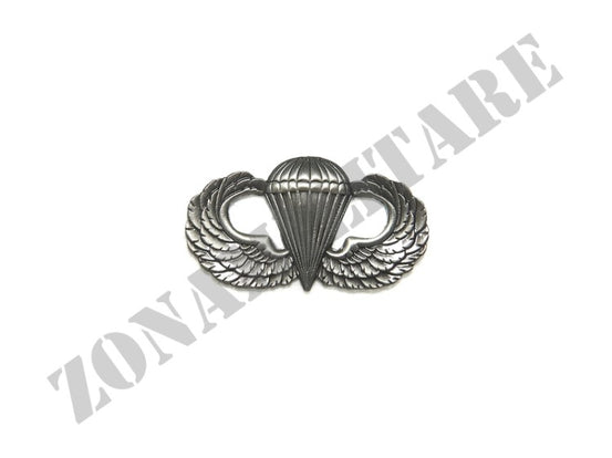 Spilla Emblema Para Wing Grande Argentato