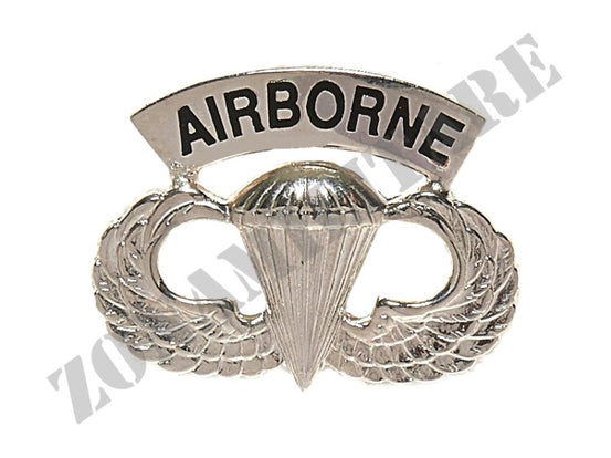 Spilla Emblema In Metallo Airborne Parawing