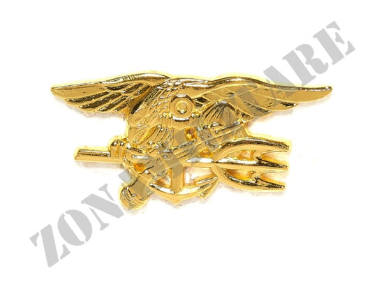 Spilla Emblema Us Navy In Metallo Dorata Piccola