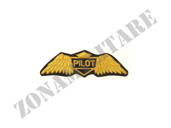 Patch Ricamata Termo Adesiva Pilot Badge