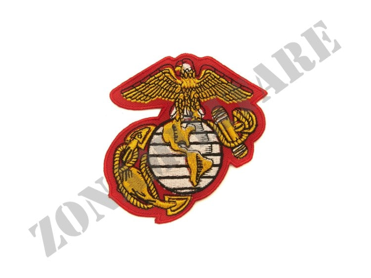 Patch Termo Adesiva Ricamata Logo Us Marine Corps
