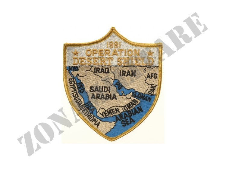 Patch Termo Adesiva Ricamata Operation Desert Storm