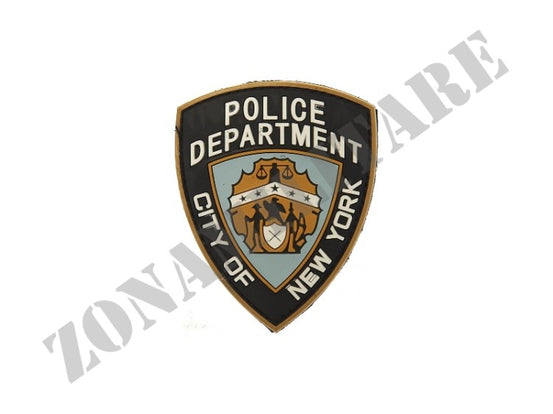 Patch Gommata Police Department Con Velcro