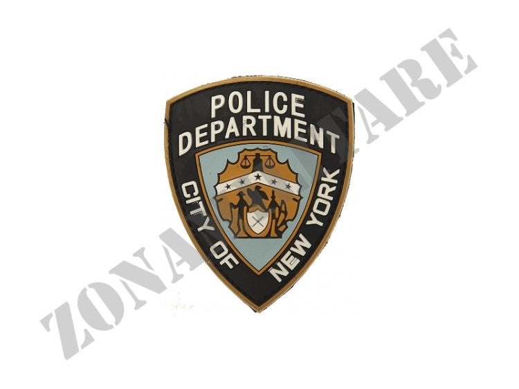 Patch Gommata Police Department Con Velcro