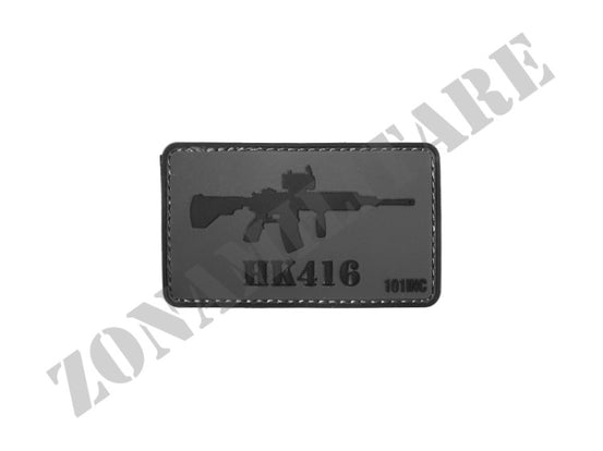 Patch Gommata Hk416 Colore Gray Con Velcro