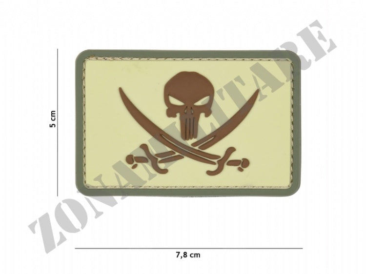 Patch Gommata Punisher Pirata Coyote