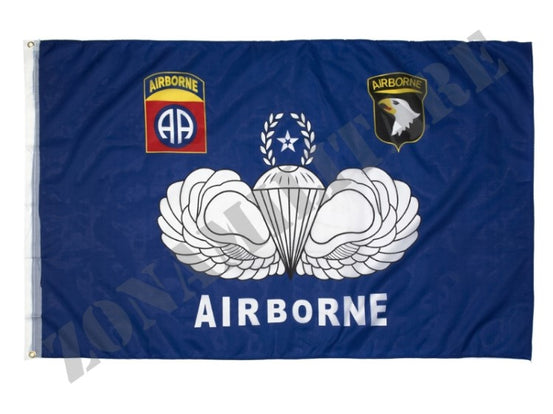 Bandiera Airborne Blue Emblema