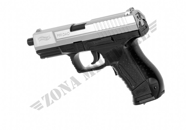 Pistola P99 Xtra Ebb Walther Silver And Black