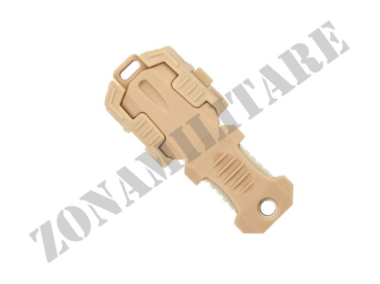 Coltellino Mini Molle Quick Relase Colorazione Desert
