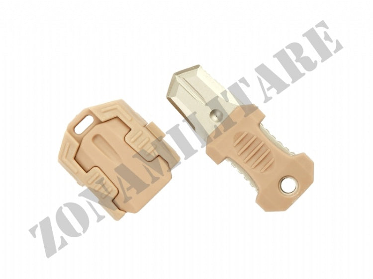 Coltellino Mini Molle Quick Relase Colorazione Desert