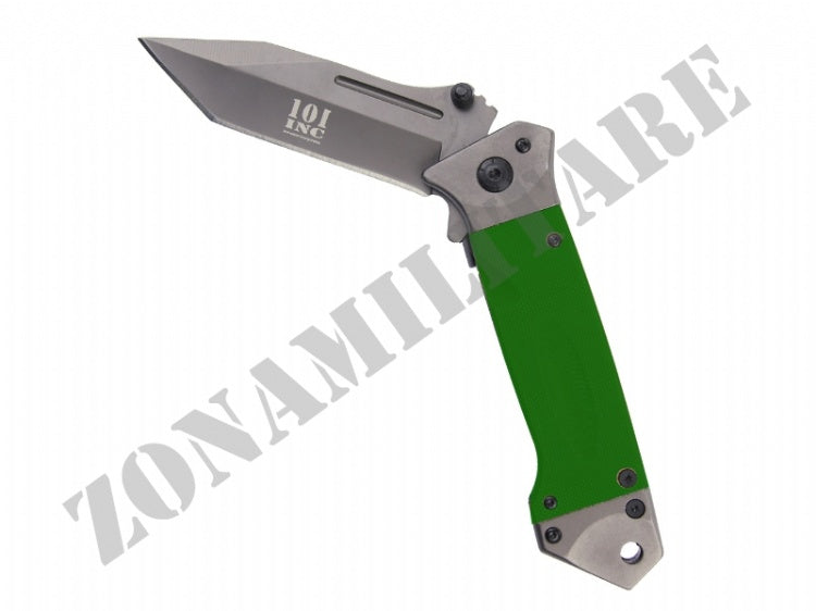 Coltello A Serramanico Heavy Da35 Colorazione Green