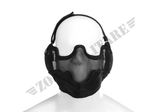 Steel Face Mask Invader Gear Colore Nero