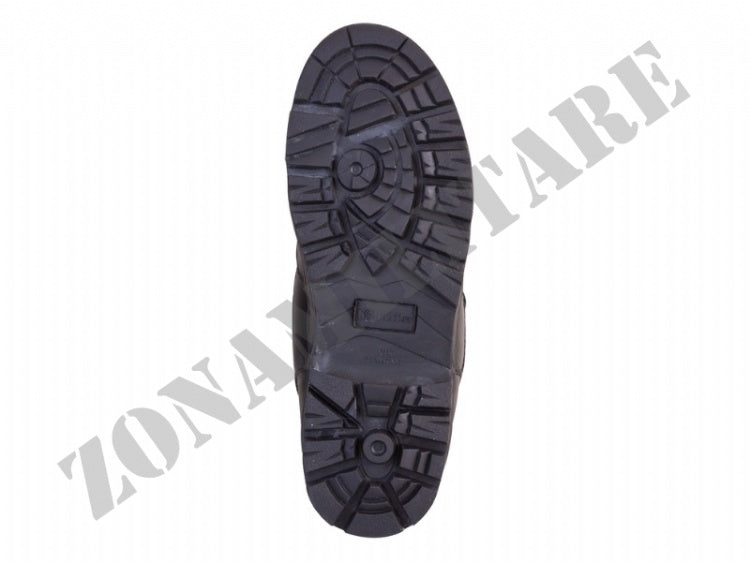 Anfibo Kombat Patrol Pelle E Cordura Nero