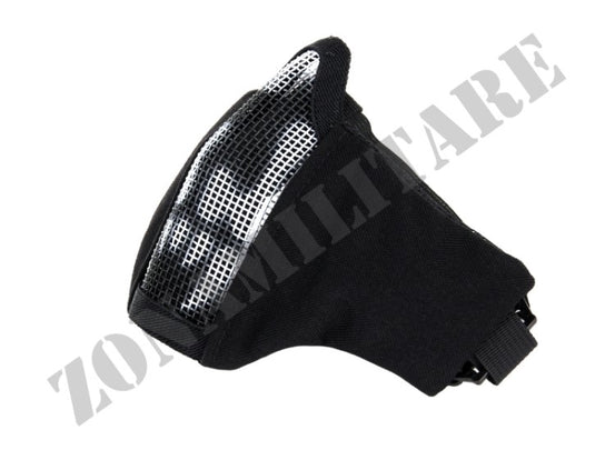Airsoft Face Mask Nylon Mesh Con Teschio Colore Black 101 INC