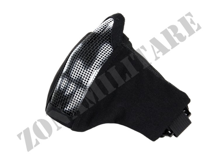 Airsoft Face Mask Nylon Mesh Con Teschio Colore Black 101 INC