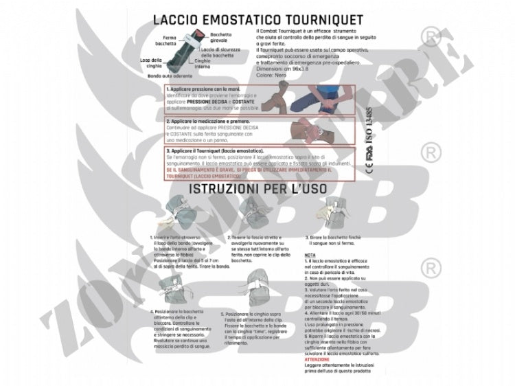 Laccio Emostatico combat tourniquet Sbb
