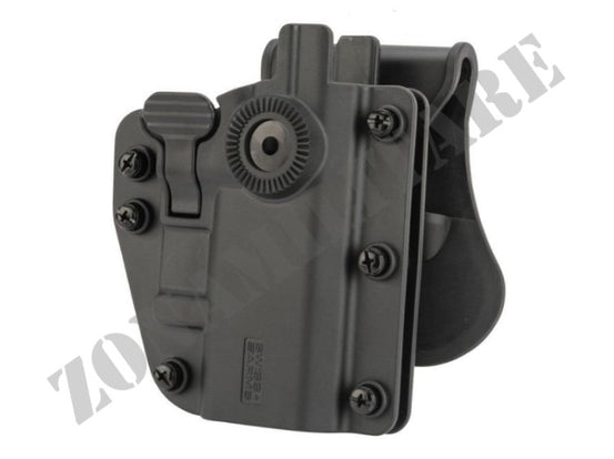 Fondina Adapt-X Cqc Ambidestra Universale Nera Swiss Arms