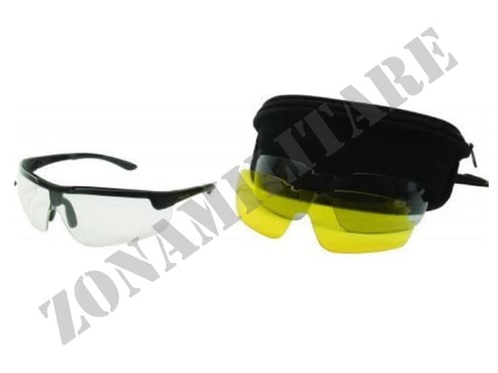 Set Occhiale Da Tiro Allen Ion Ballistic 3 Lenti