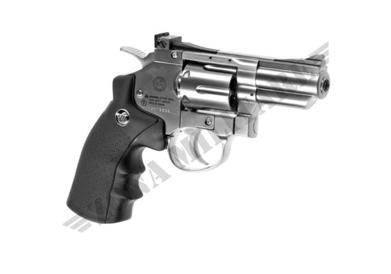 Revolver 2.5 Inch Custom Full Metal Chrome Co2 Wingun