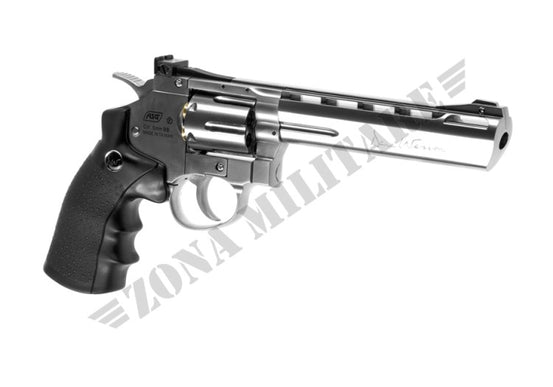 Revolver 6 Pollici Full Metal Chrome Co2 Dan Wesson